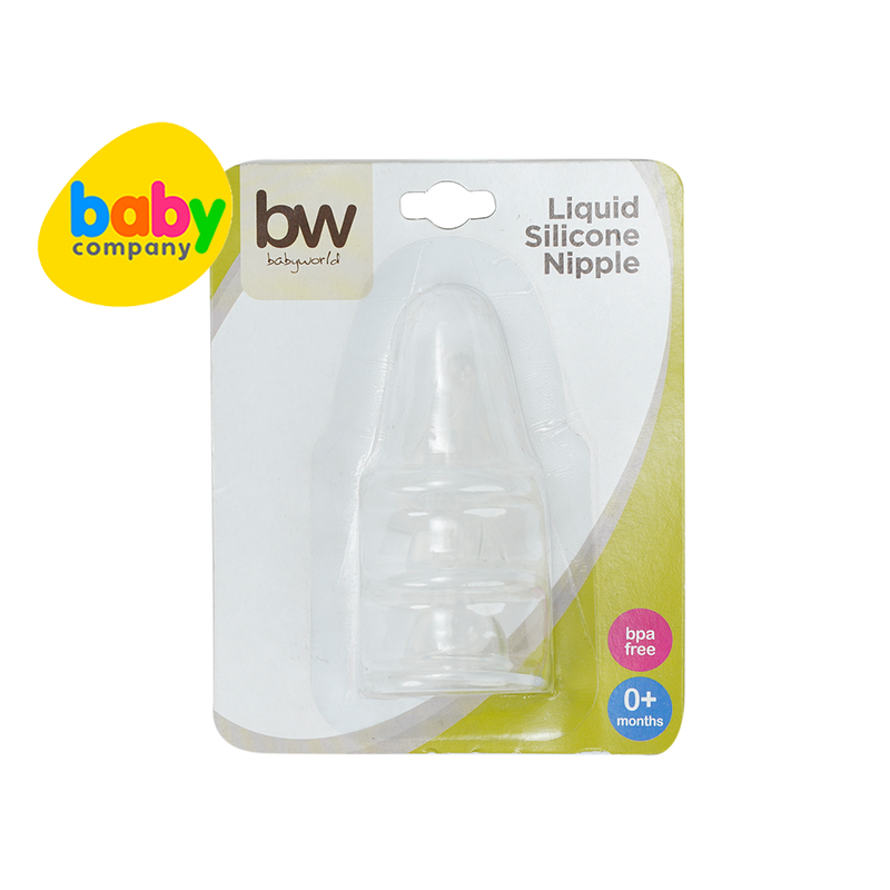 Baby World 3-Piece Liquid Silicone Nipple