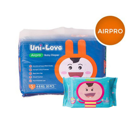Unilove AirPro Tape Small 30s with FREE WIPES 32s