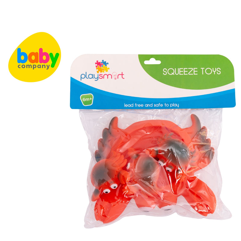 Playsmart 4 pc Squeeze Toys - Mom & Baby