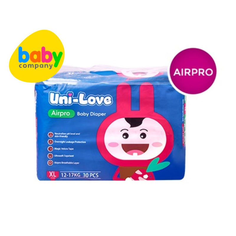 Uni-Love Airpro Baby Diaper - XL, 30s