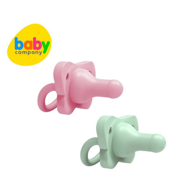 Dr Brown's One-Piece Silicone Soother 2 Pack, 0-6 months