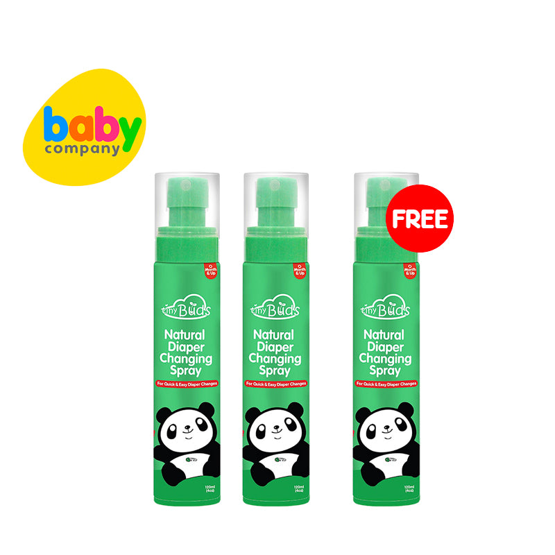 Tiny Buds Natural Diaper Changing Spray (BUY 2 GET 1)
