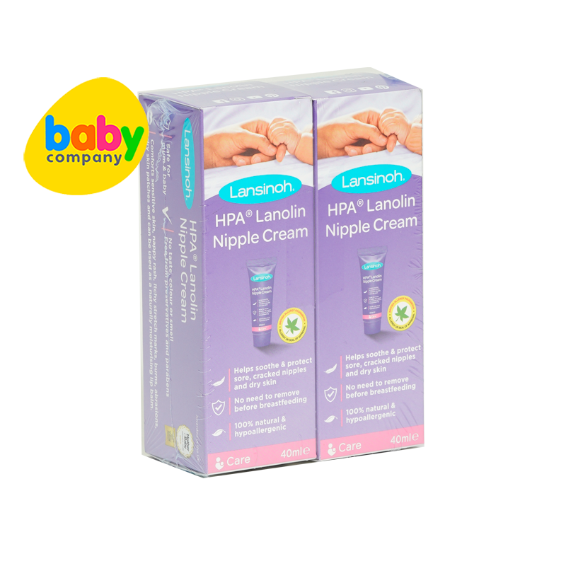 Lansinoh HPA Lanolin Nipple Cream - Pack of 2 (Available in 10 ml and 40 ml tubes)
