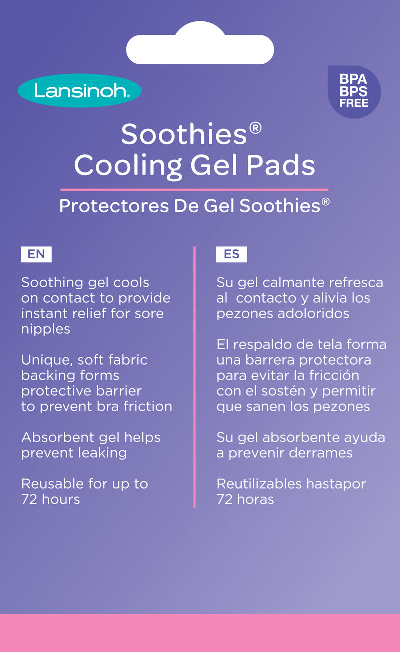 Lansinoh Soothies Cooling Gel Pads for Breastfeeding Moms, 2 Pads - DroneUp  Delivery
