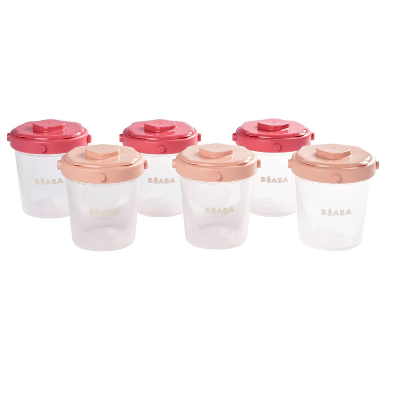 Beaba 2nd Age 6-piece Clip Portions Set 200ml