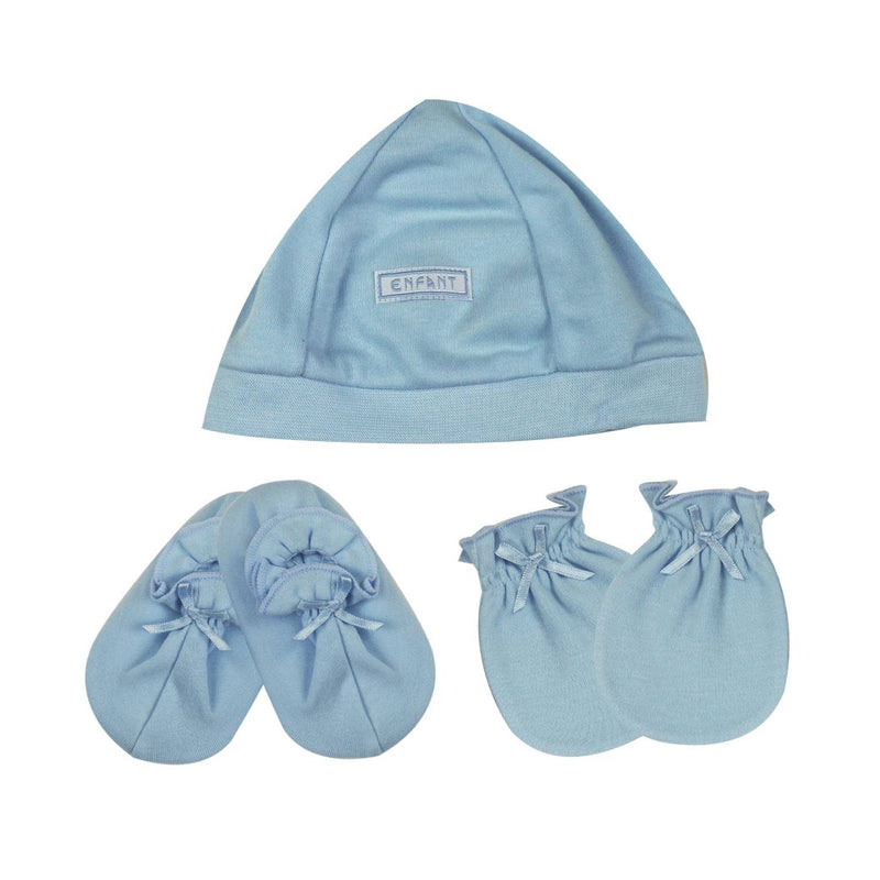 Enfant Pack Set of Mittens, Booties and Bonnet