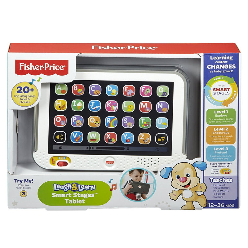 Fisher Price Laugh & Learn Smart Stages Tablet Grey
