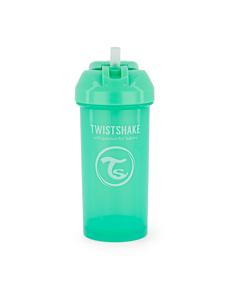 Twistshake Straw Cup 360ml 6+m - Pastel Green