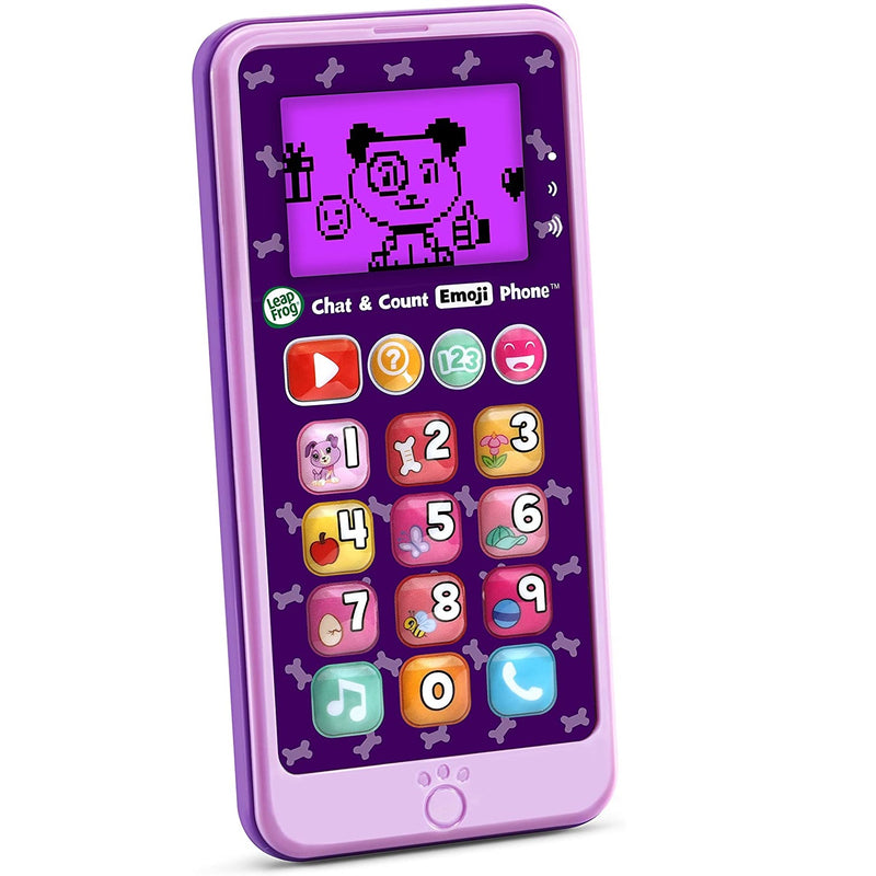 Leapfrog Chat & Count Emoji Phone Purple
