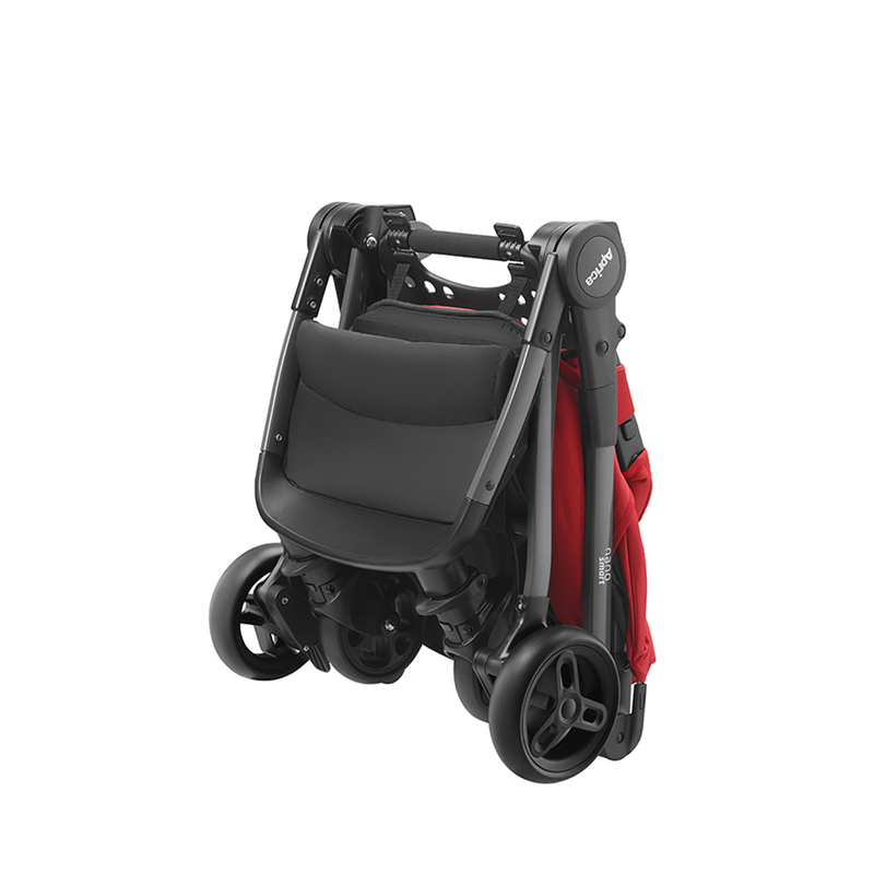 Aprica Nano Smart Plus Stroller - Molten Lava Red