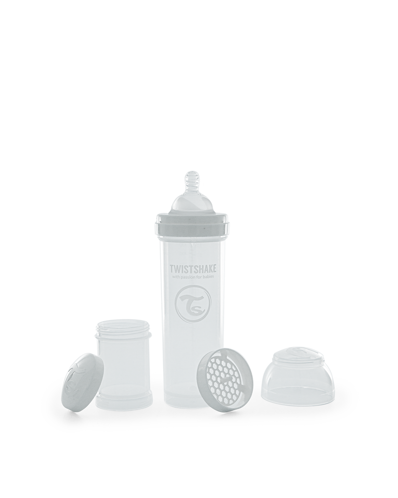 Twistshake Feeding Bottle Anti-Colic 330ml - White
