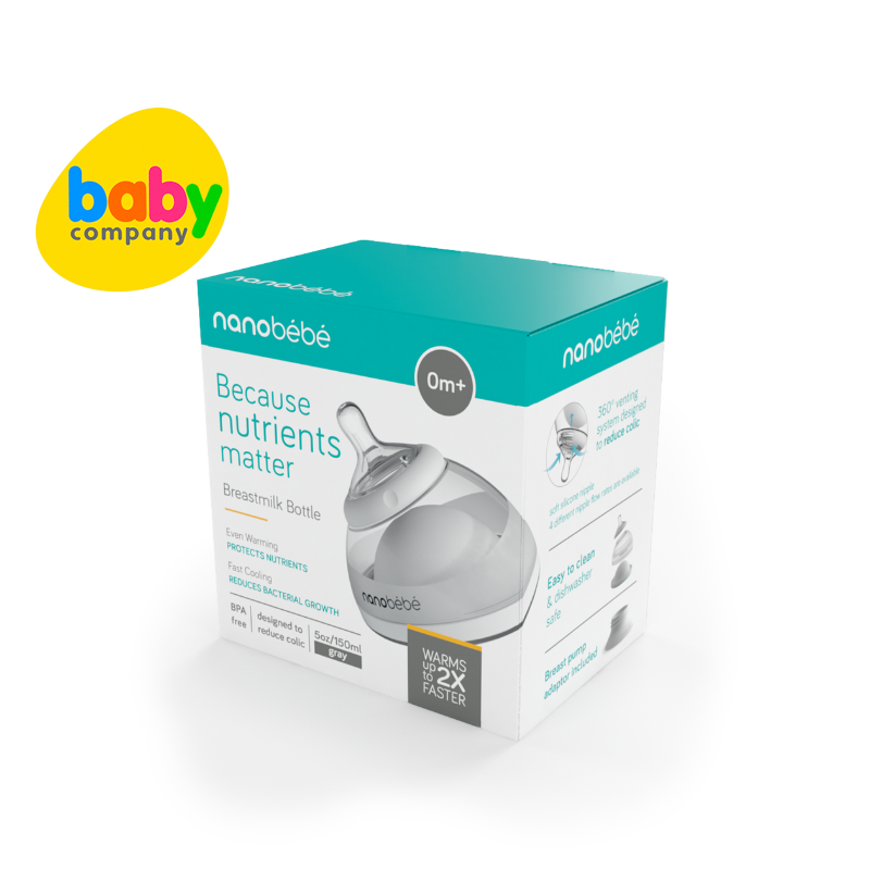 Nanobebe Breastmilk Bottle 5oz (150ml) - Single Pack