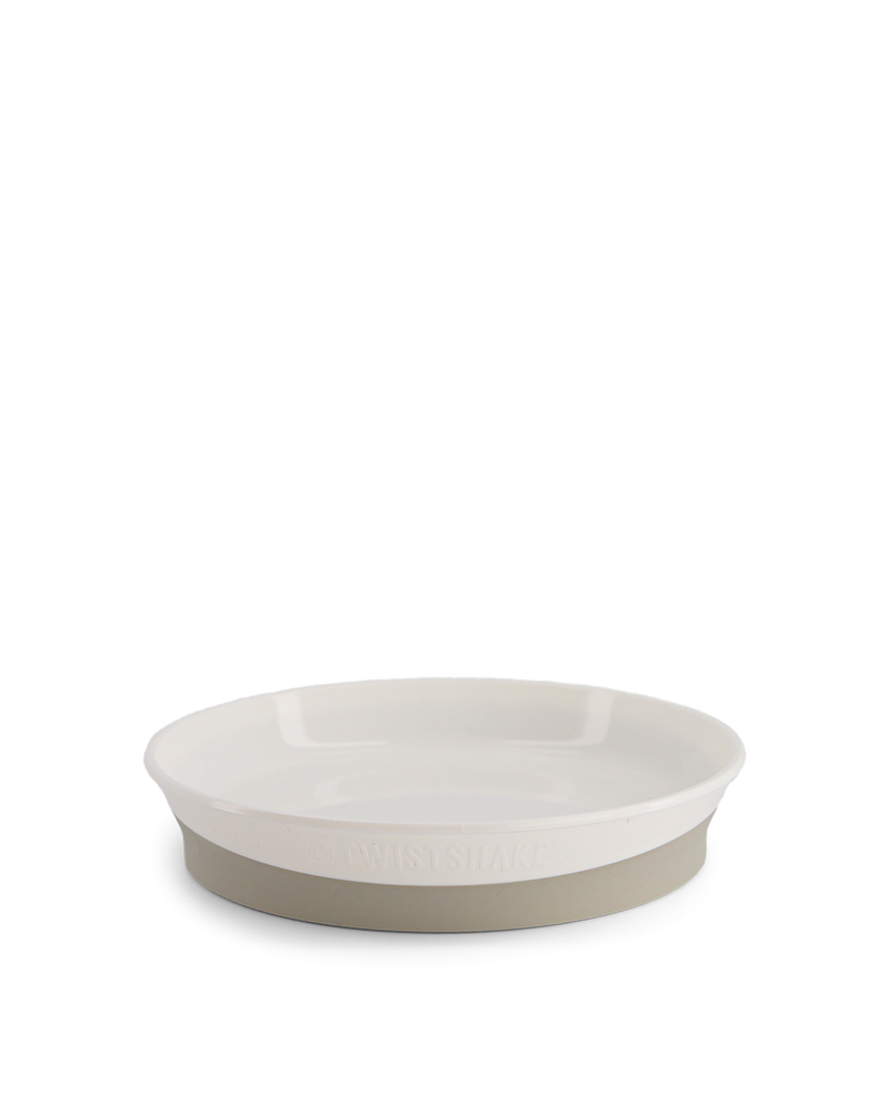 Twistshake Plate 6+m - White