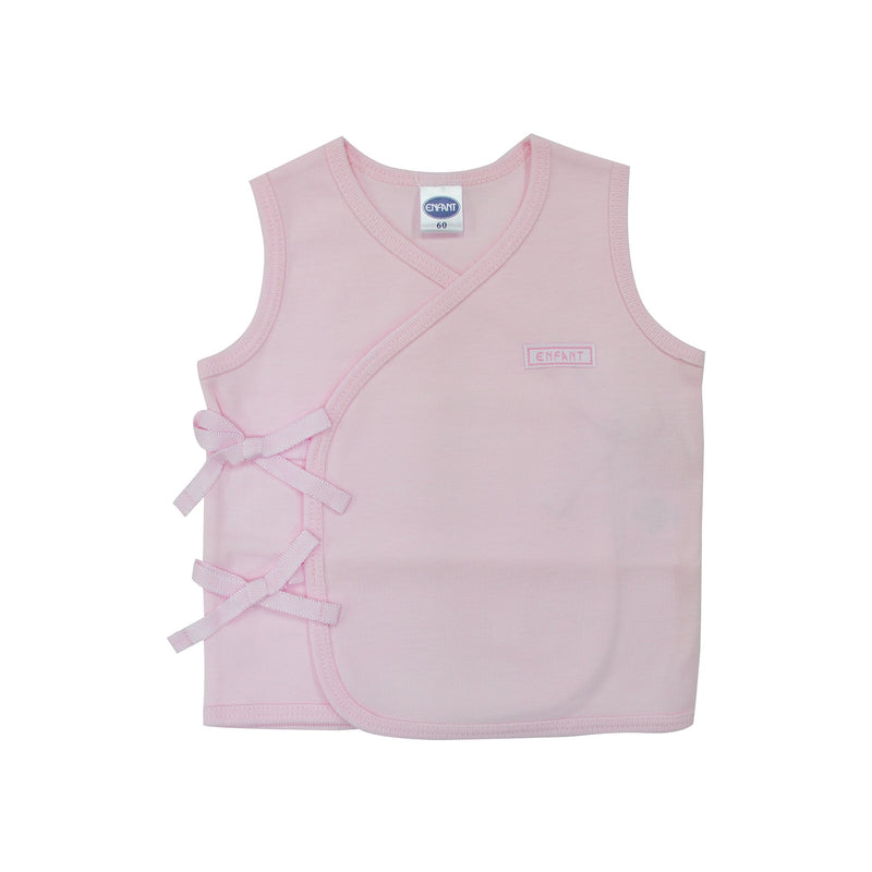 Enfant Sleeveless Tie-Side Shirt, Pink