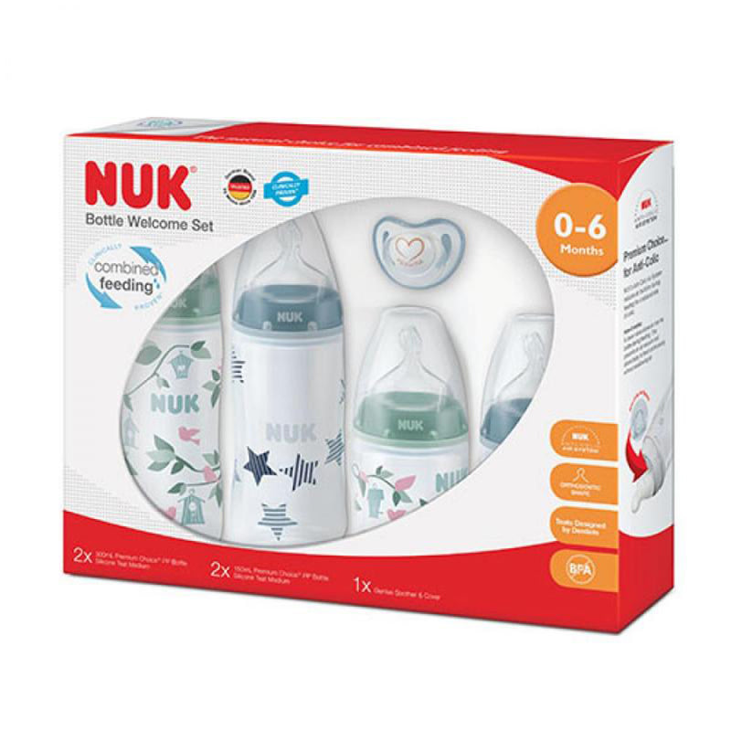 Nuk Baby Bottle Welcome Set with Silicone Teat