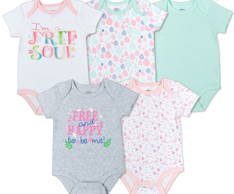 Mother's Choice Body Suit 5 pcs - Free & Happy to be Me