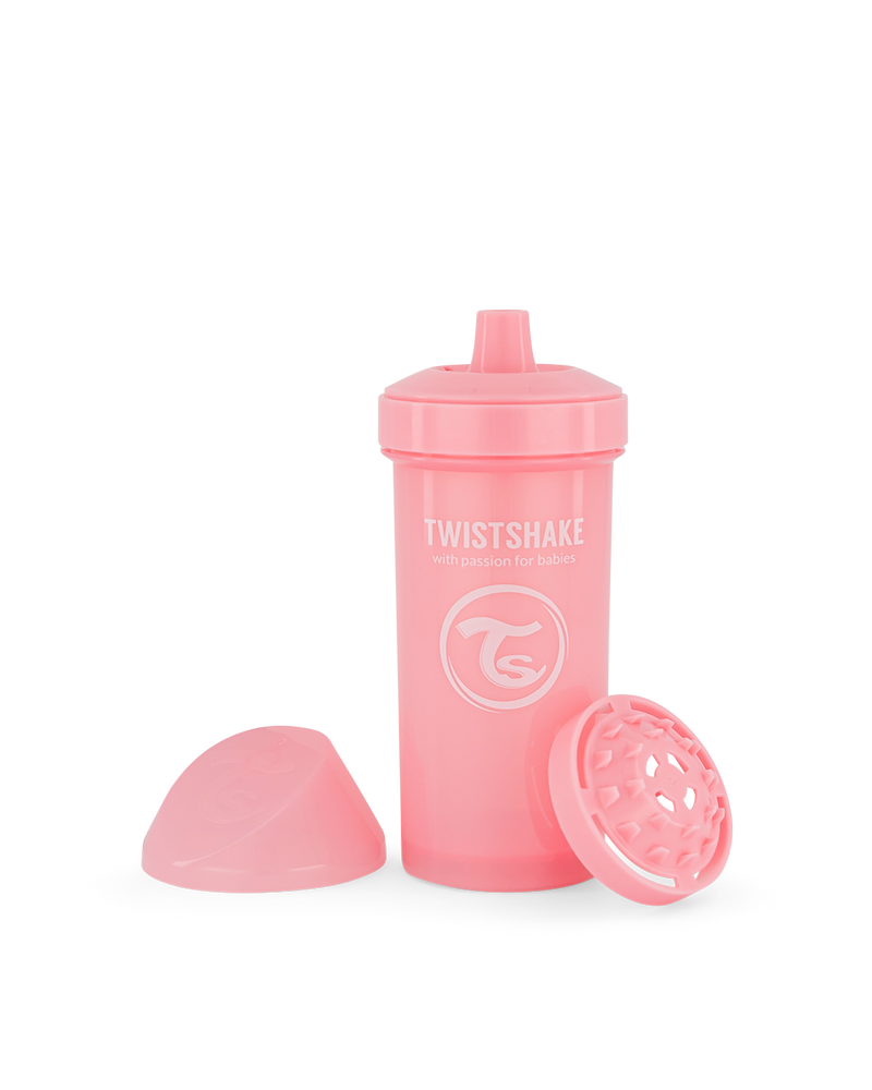 Twistshake Kid Cup 360ml 12+m - Pastel Pink