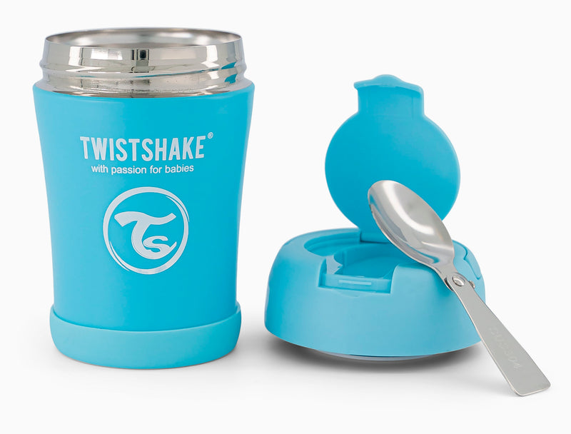 Twistshake Insulated Food Container 350ml - Pastel Blue