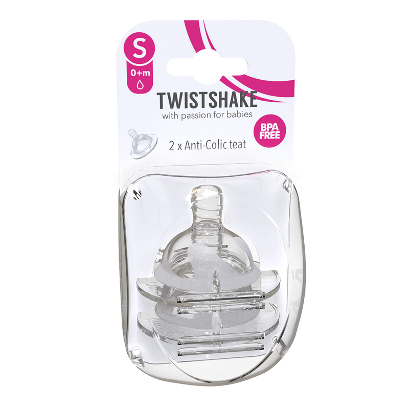 Twistshake Nipple Anti-Colic Teat Small 0+m