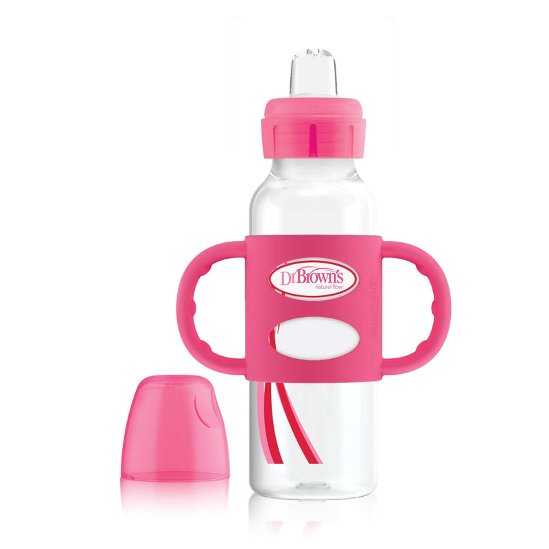 Dr. Brown's Narrow-Neck Sippy Bottle with Silicone Handles 250ml
