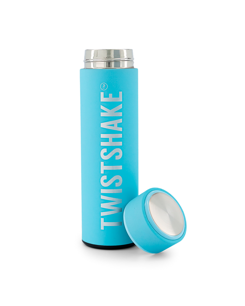 Twistshake Hot or Cold Bottle 420ml - Pastel Blue
