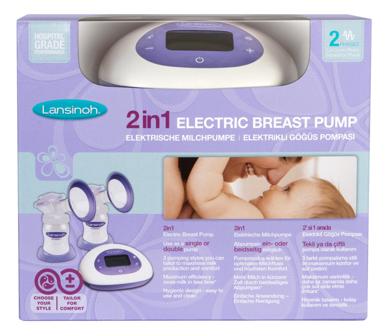 Lansinoh 2-in-1 Electric Breast Pump