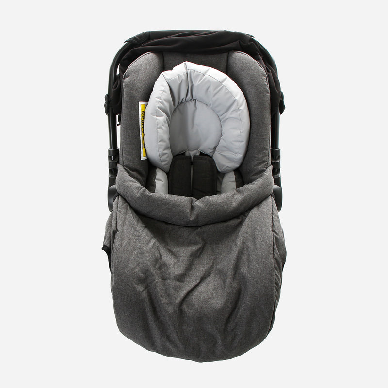 Looping Squizz 3 Travel System Grey Canopy (Black Frame)