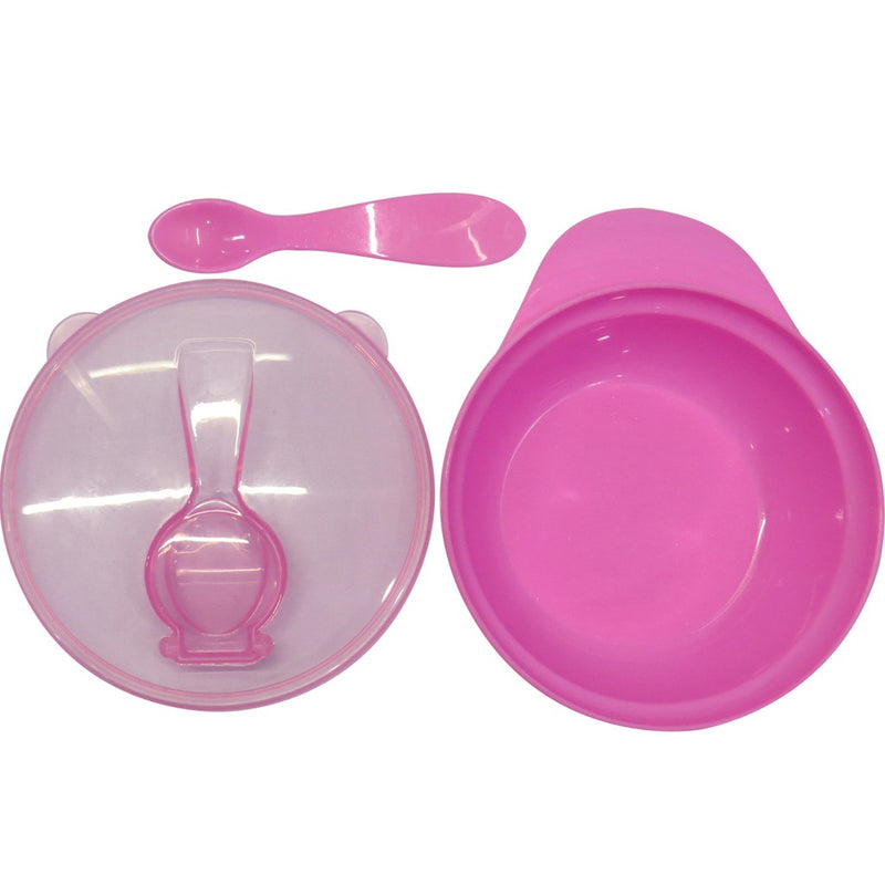 Bebeta Feeding Dish Bowl with Lid Easy Grip Spoon