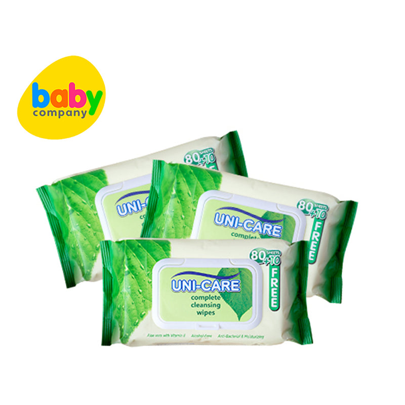 Uni-Care Cleansing Wipes 90's (BUY 2, TAKE 1)