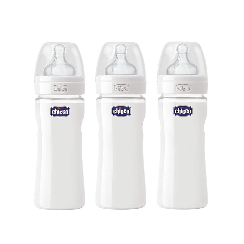 Chicco 3-Pack Well-Being Wide Neck Bottle 250ml