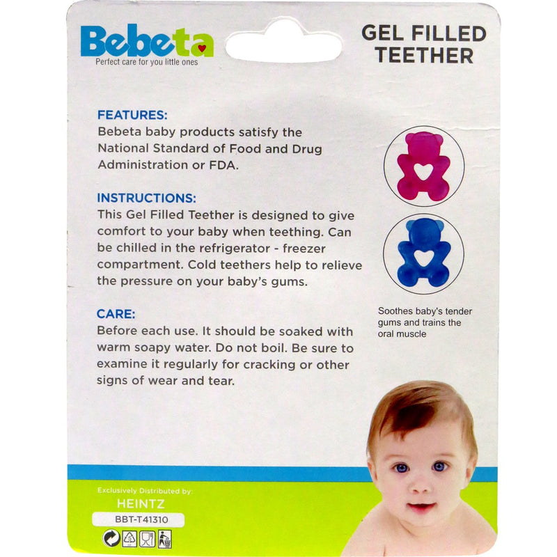 Bebeta Teether Gel-filled Bear Shape