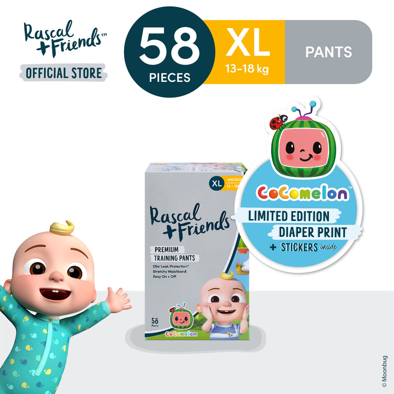 Rascal + Friends x Cocomelon Edition Diapers Pants XL - 58 pads