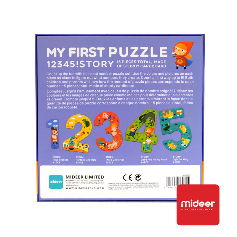 Mideer My First Puzzle 12345! Story