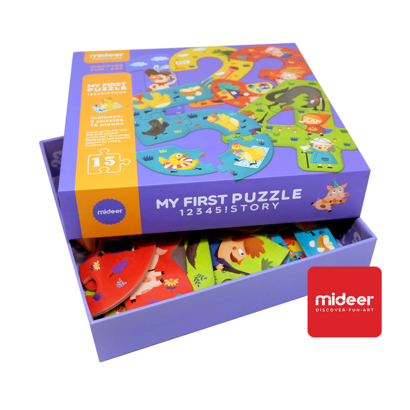 Mideer My First Puzzle 12345! Story