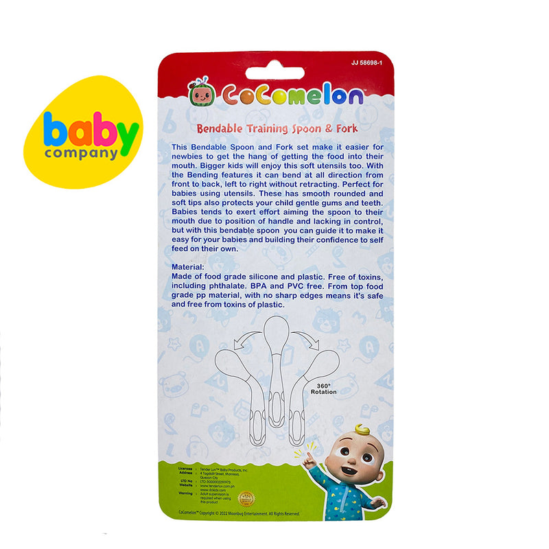 Cocomelon Bendable Spoon And Fork