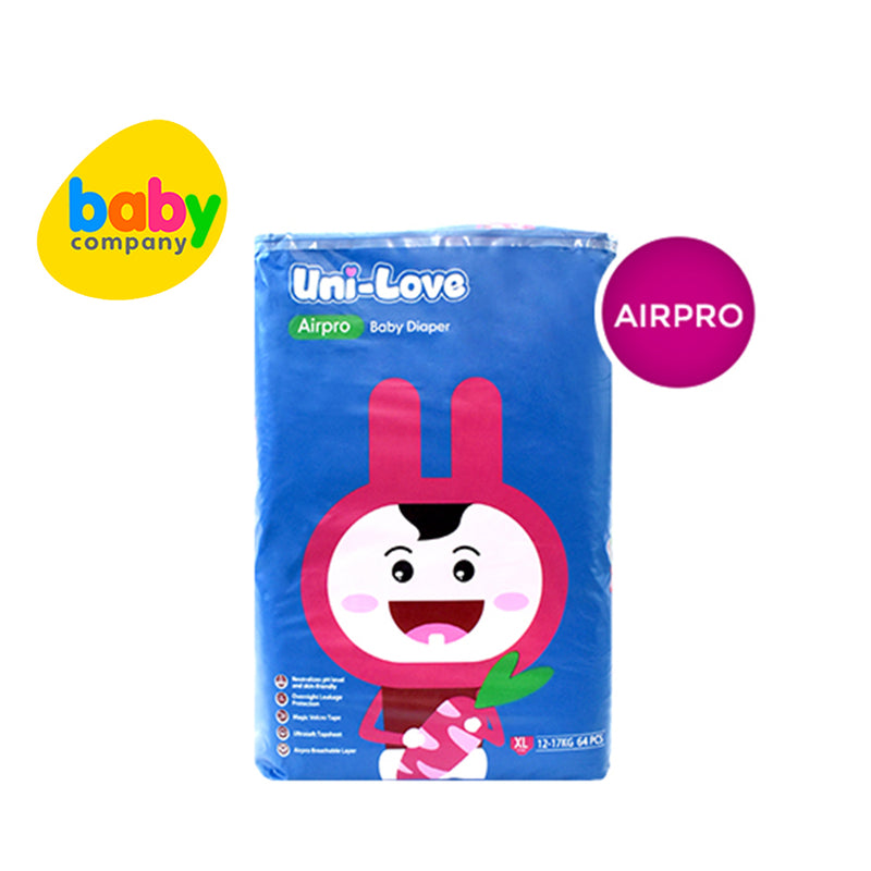 Unilove AirPro Tape XL Diapers 64s Buy 2 Save Php200