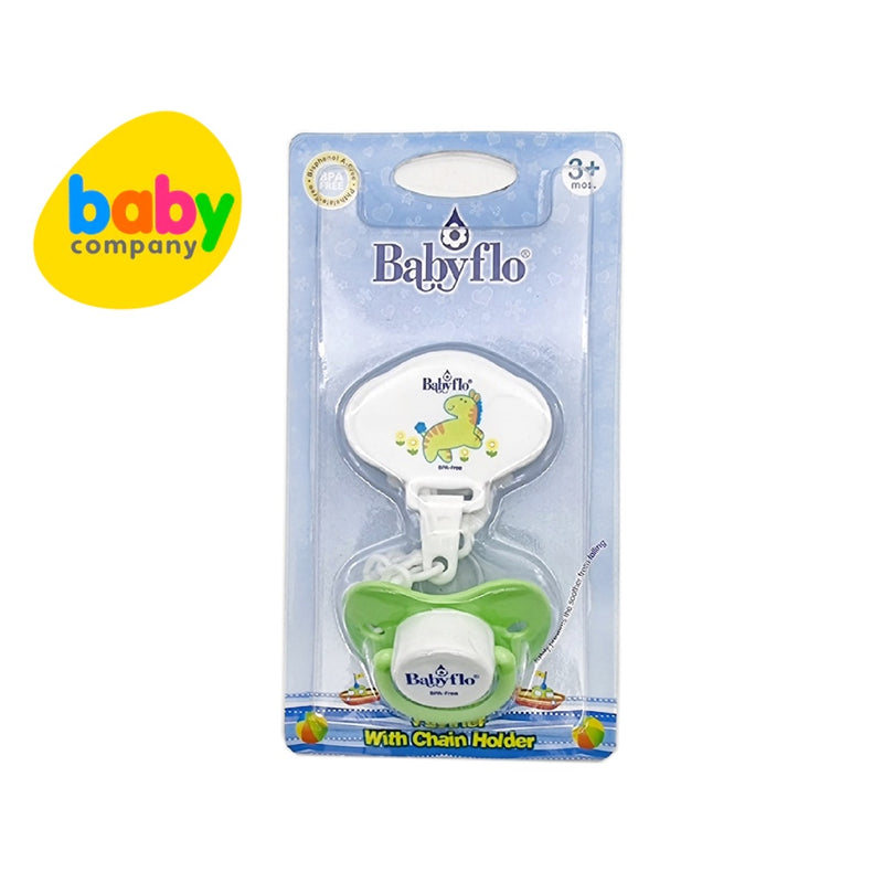 Babyflo Pacifier with Chain Holder