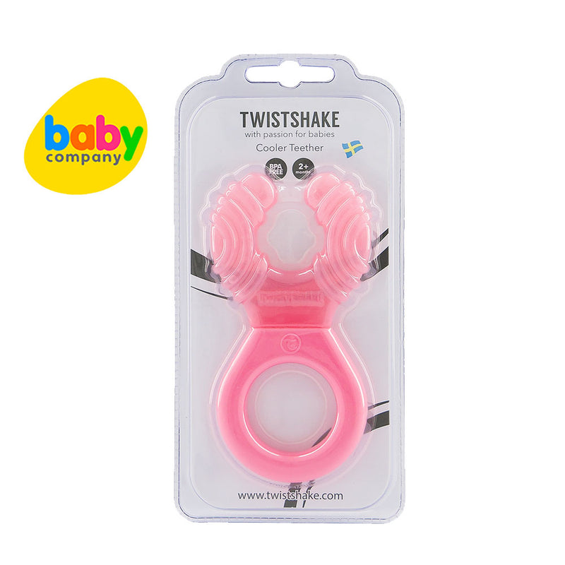 Twistshake Cooler Teether 2+m - Pastel Pink