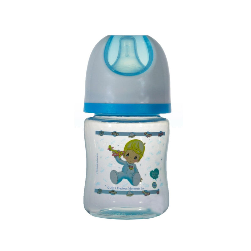 Precious Moments 4oz 2-Toned Hood With Soft Screw Cap Feeding Bottle