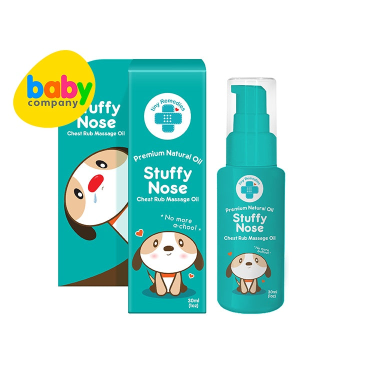 Tiny Buds Stuffy Nose Natural Chest Rub Oil 30ml