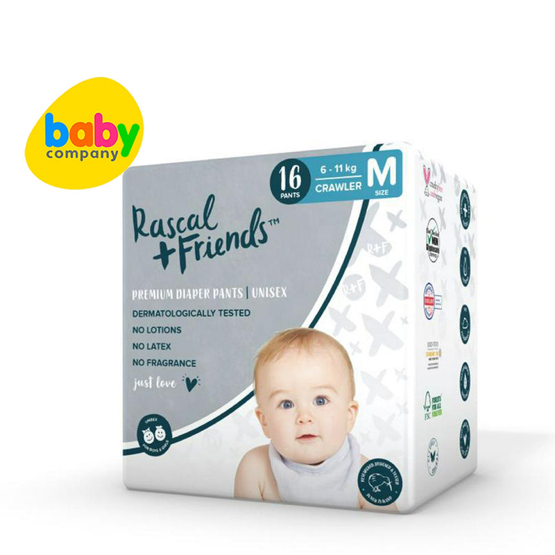 Rascal + Friends Diapers Pants Convenience Pack - Medium, 16 pads