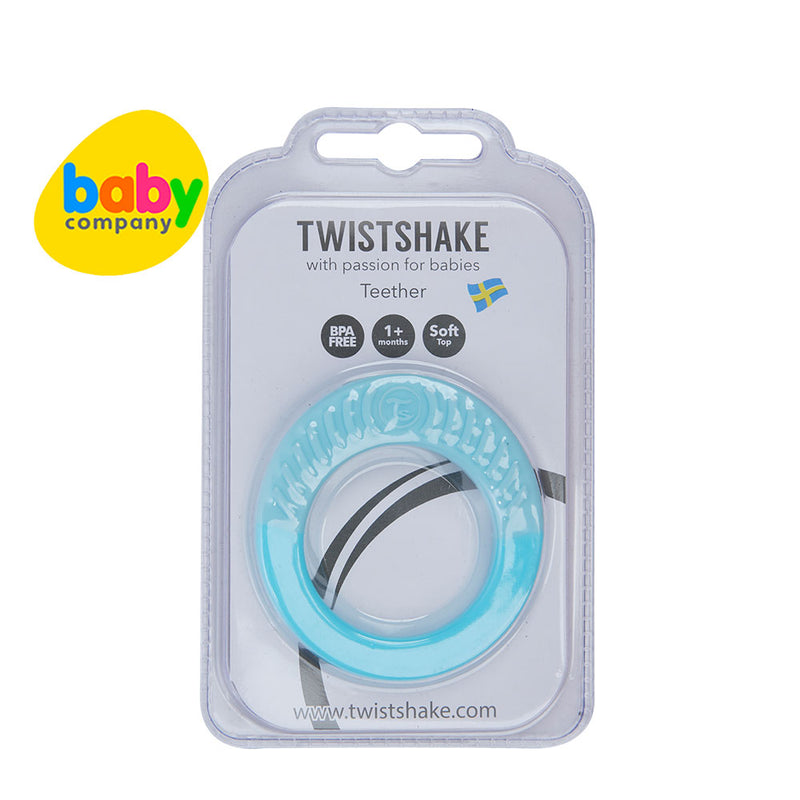 Twistshake Teether 1+m - Pastel Blue